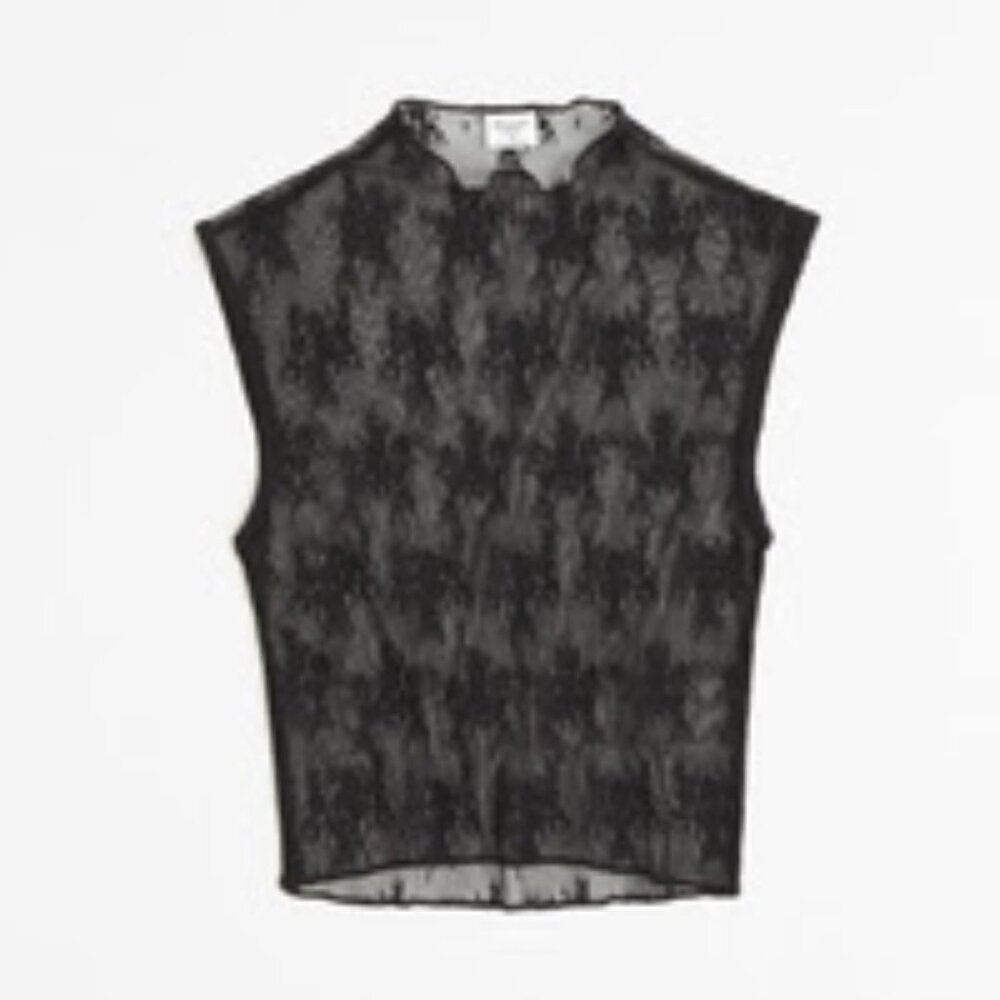 Abercrombie Paloma Black Lace Top